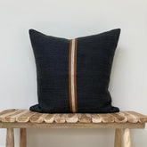Jasper Cushion Square, Faded Black, 63x63cm